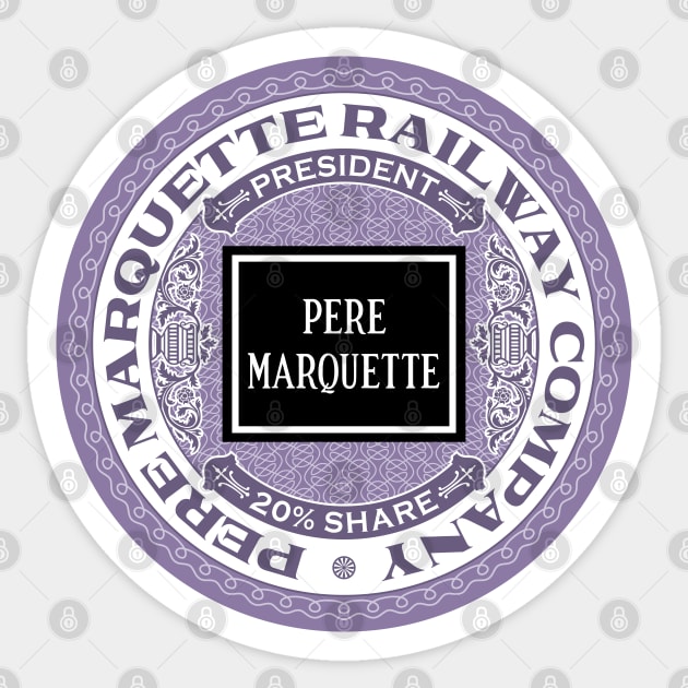 Pere Marquette Railway (18XX Style) Sticker by Railroad 18XX Designs